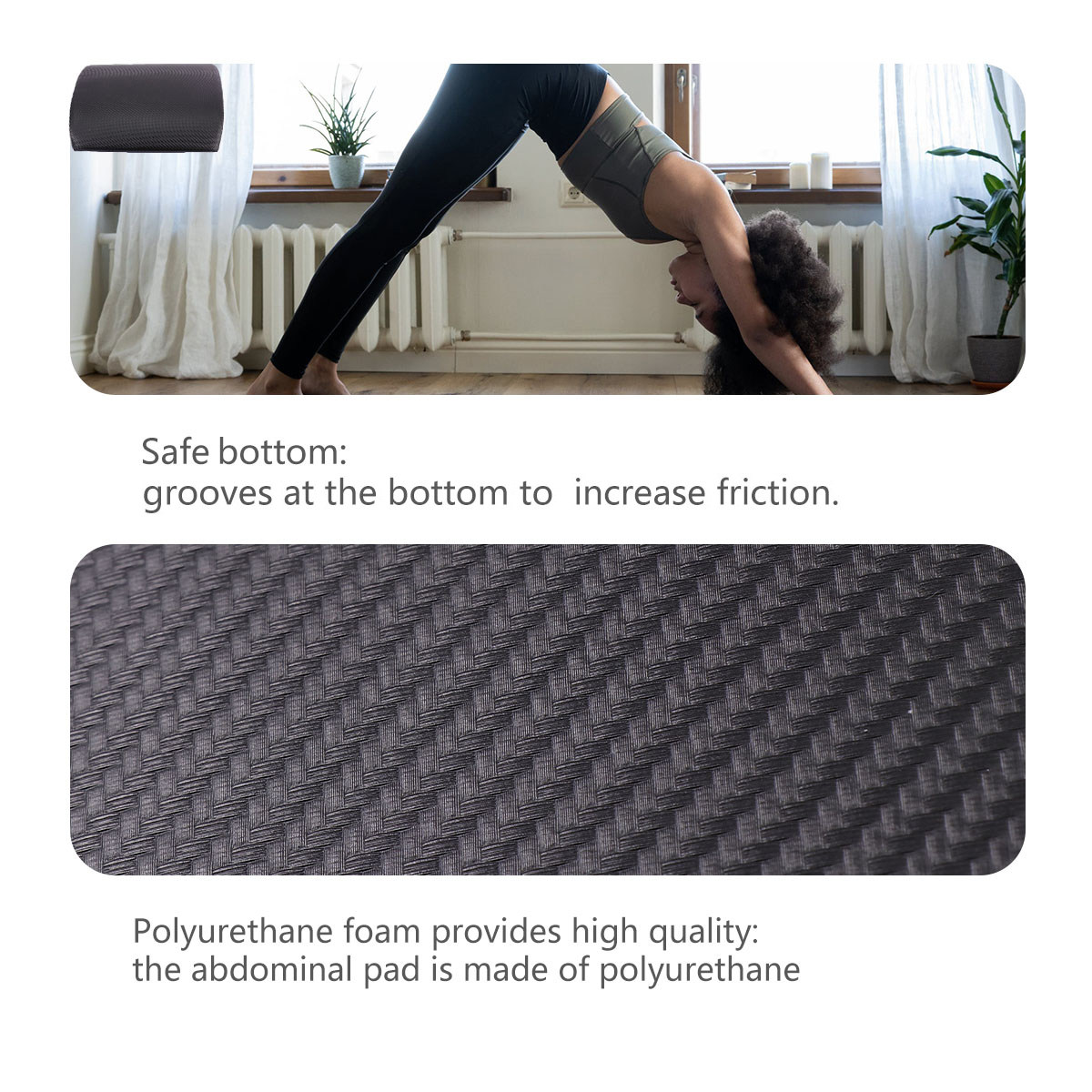 1Pcs Matras Latihan Perut Lipa - Ab Mat Crunch ulasan dan harga